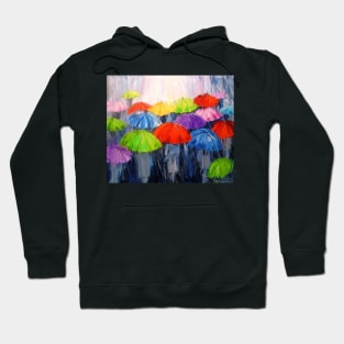 Rain in the city Hoodie